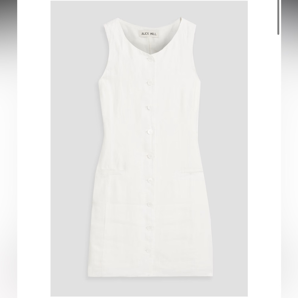 Alex Mill White Mini Dress - Picture 3 of 5